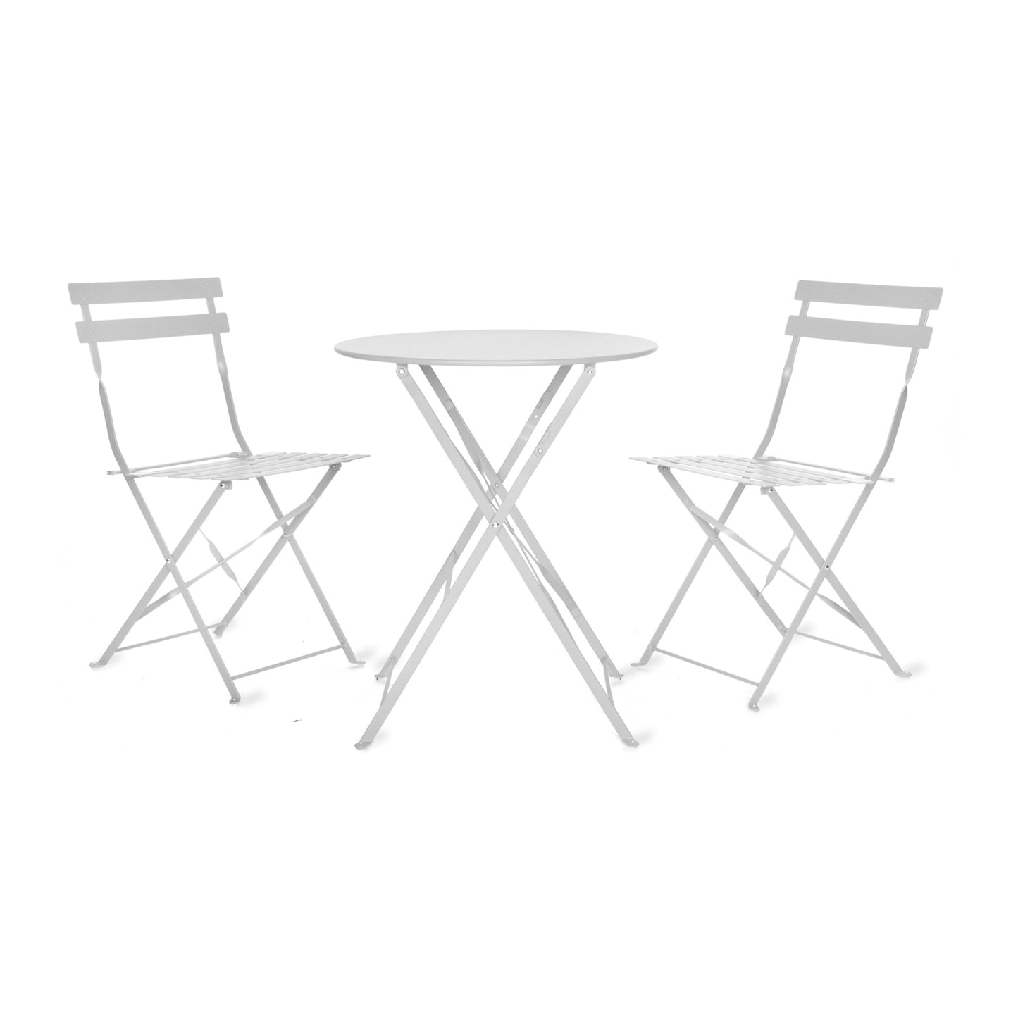 Bistro Table & Chairs Set Chalk