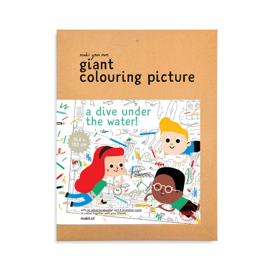 Giant Colouring Picture Water packaging