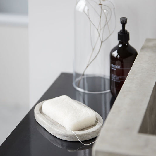 White Konjac Body Sponge closeup