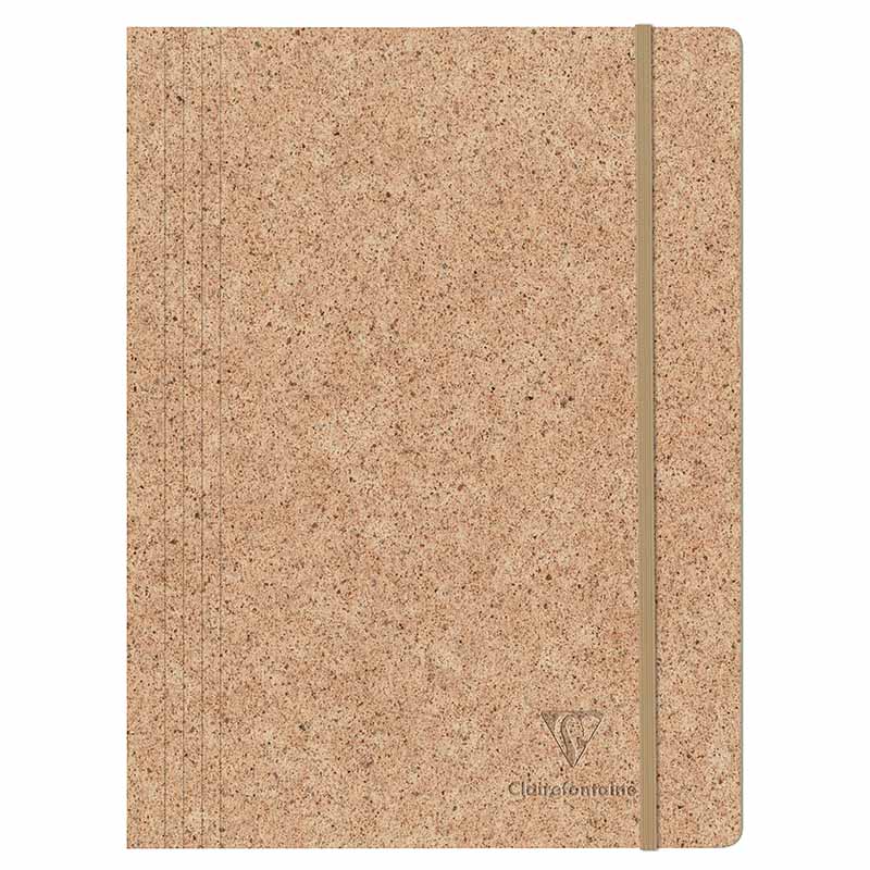 Sustainable Cocoa Paper Elastic Folder