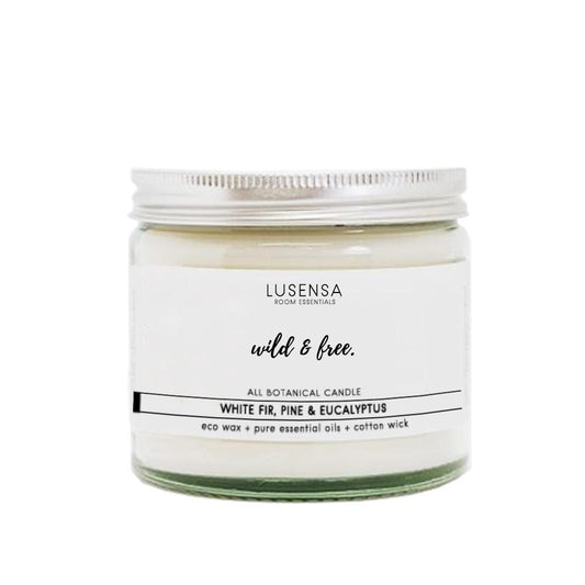 Wild & Free Botanical Scented Candle - White Fir, Pine & Eucalyptu