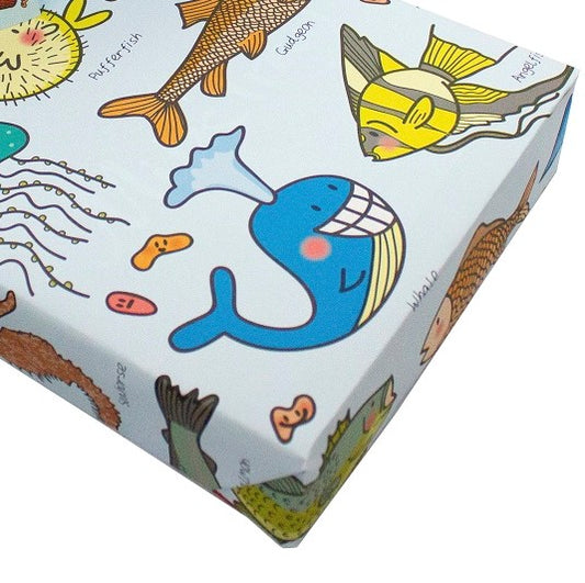 Recycled Wrapping Paper Children's Cavallini Fish