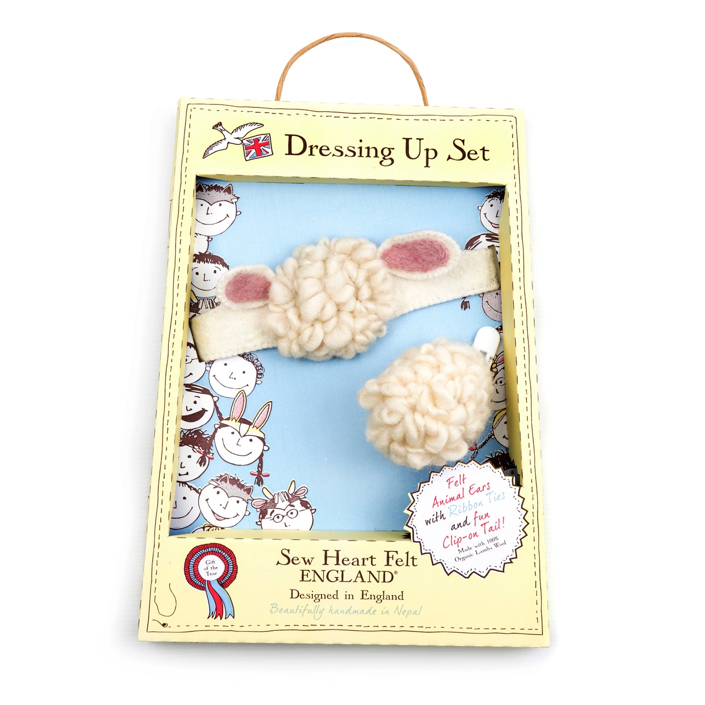 Sheep Dressing Up Set Organic Felt box