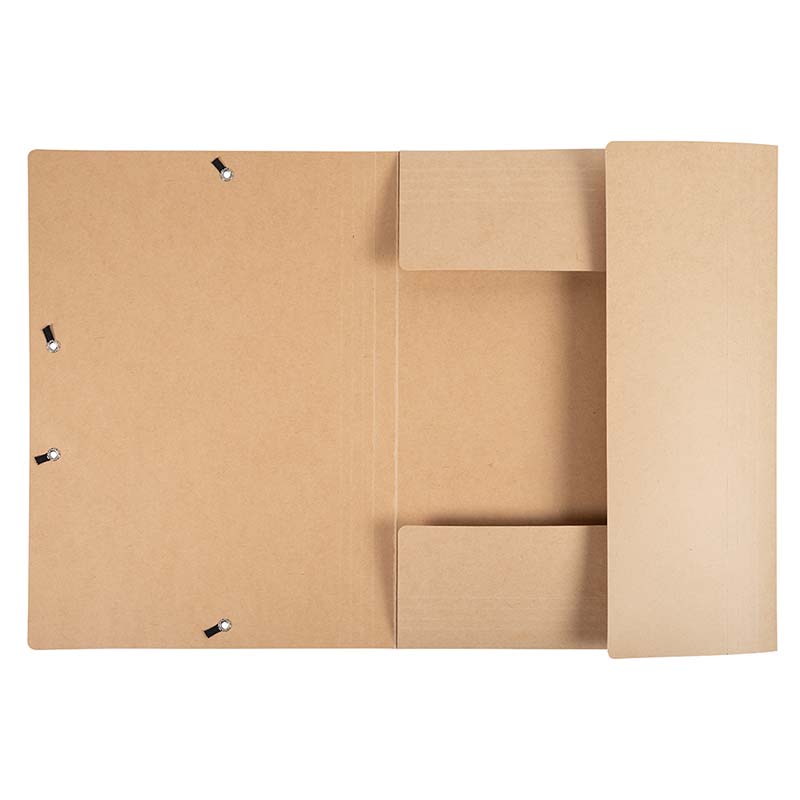 Eterneco Elastic Folder A4 with 3 Flaps LEAF open