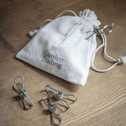 Stainless Steel Clips x12 with Bag