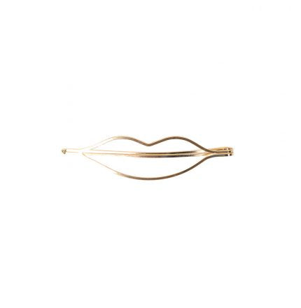 Rose Gold Lip Hairslide