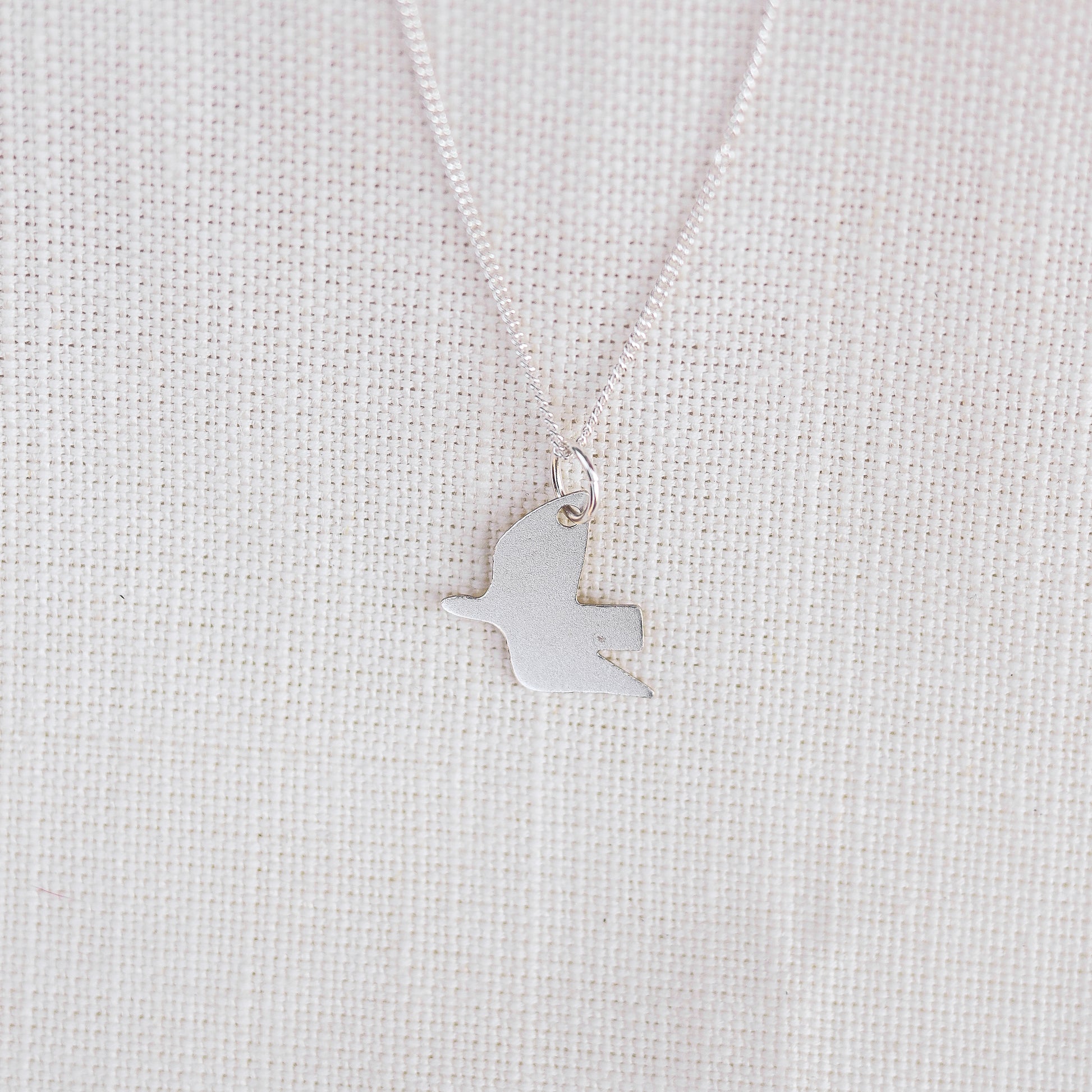 RECYCLED SILVER DOVE NECKLACE