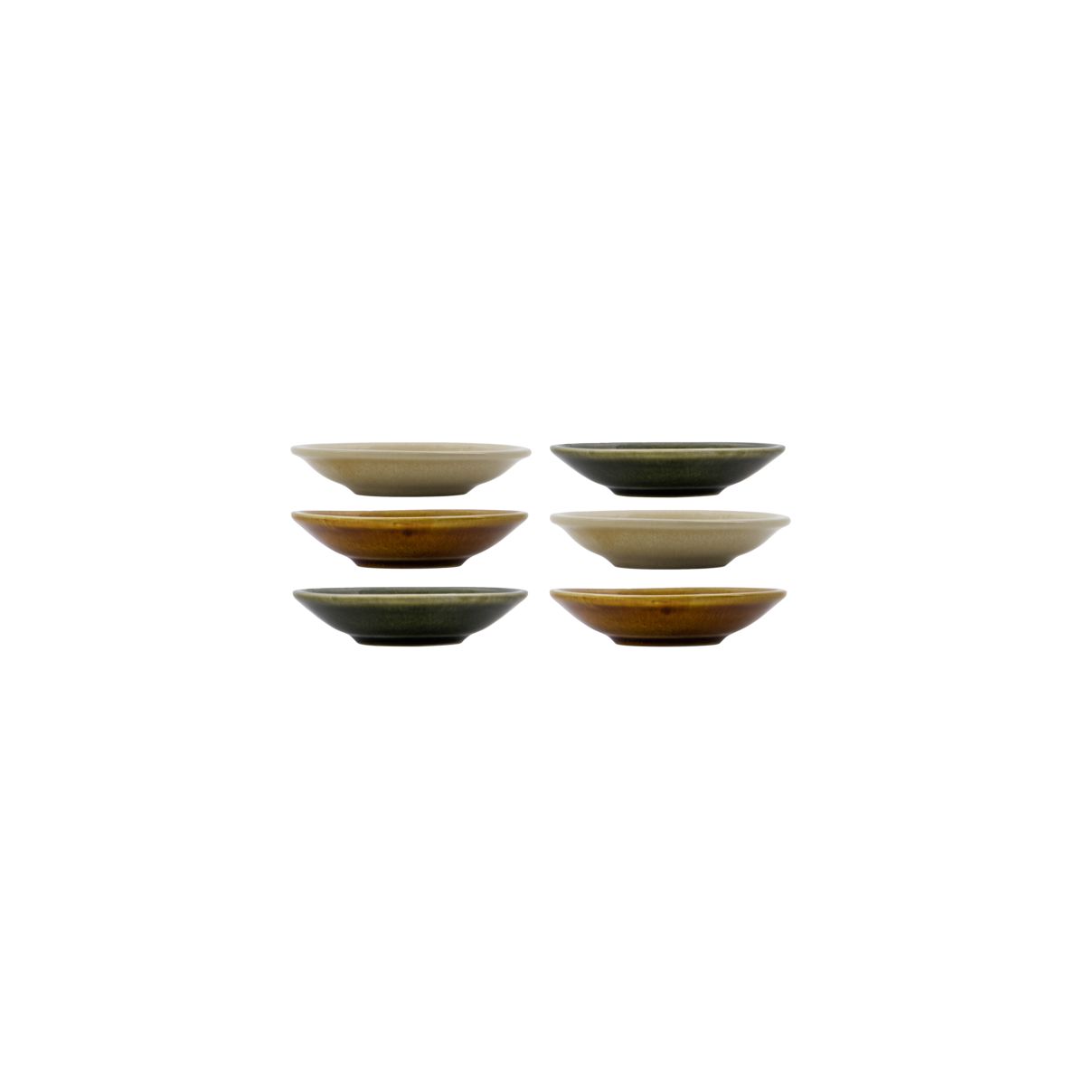 SMALL DIPPING BOWLS, SET OF 6 white background