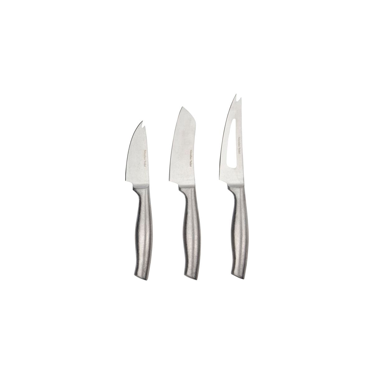 3 Cheese Knives Gift Set white background