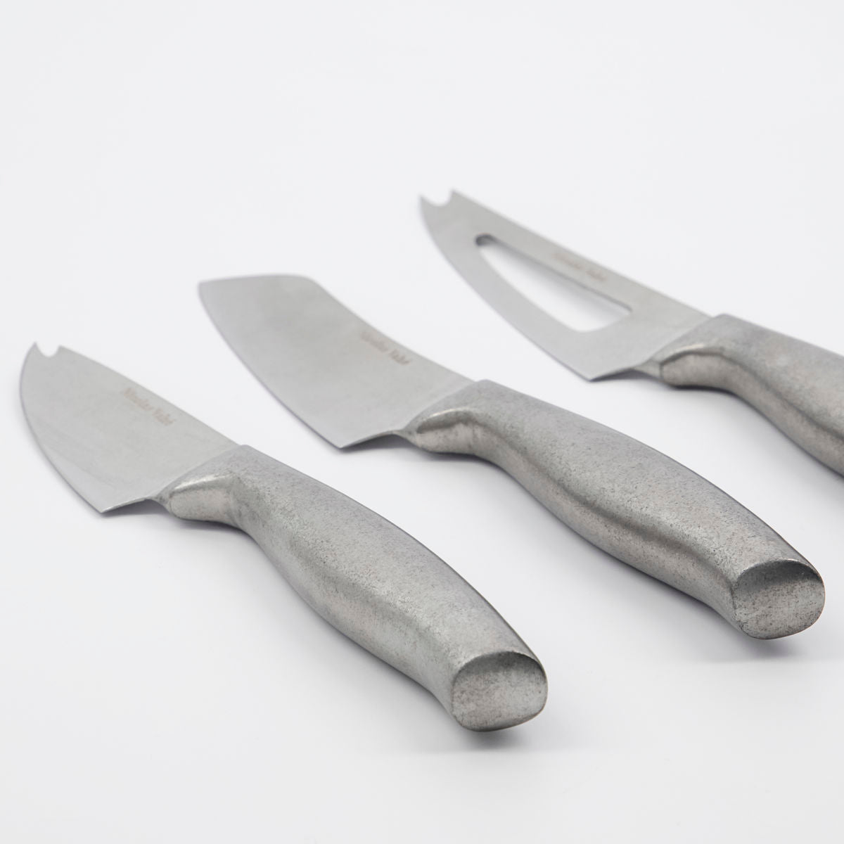 3 Cheese Knives Gift Set handles