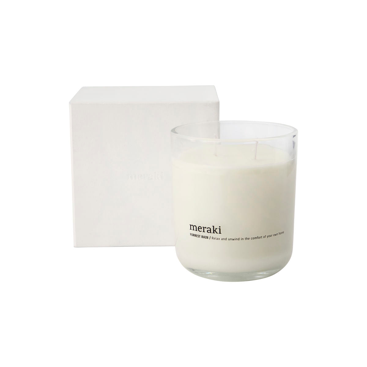 MERAKI SCENTED CANDLE FOREST RAIN with box