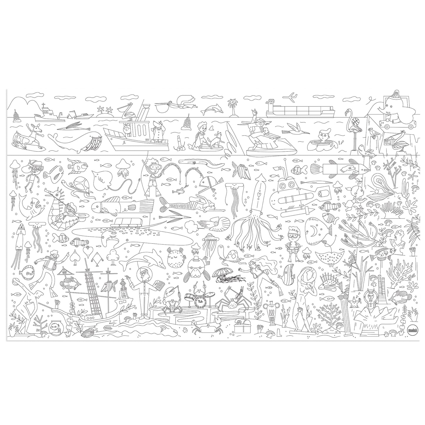 Giant Colouring Picture Water poster