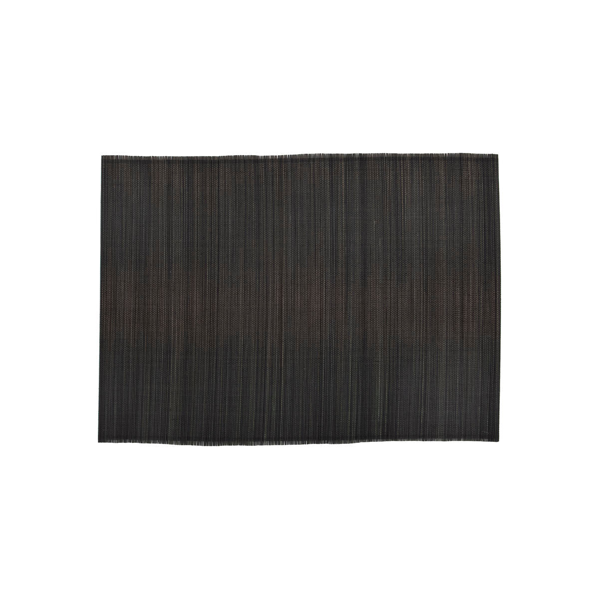 Set of 4 Black Bamboo Placemats single