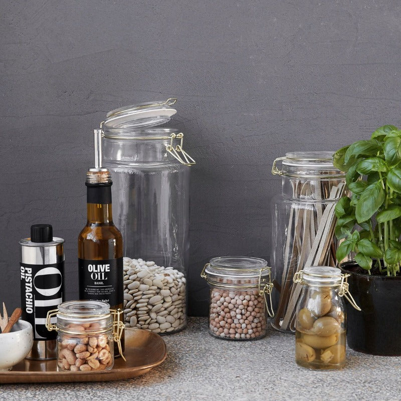 Mini Glass Storage Jar Collection
