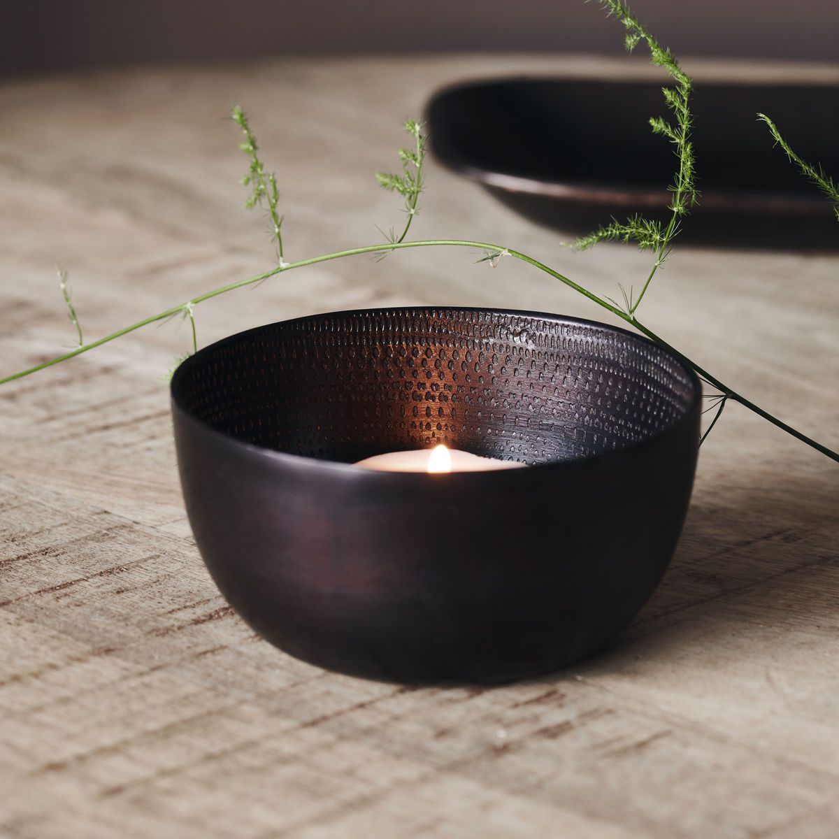 Antique Brown Finish Bowl