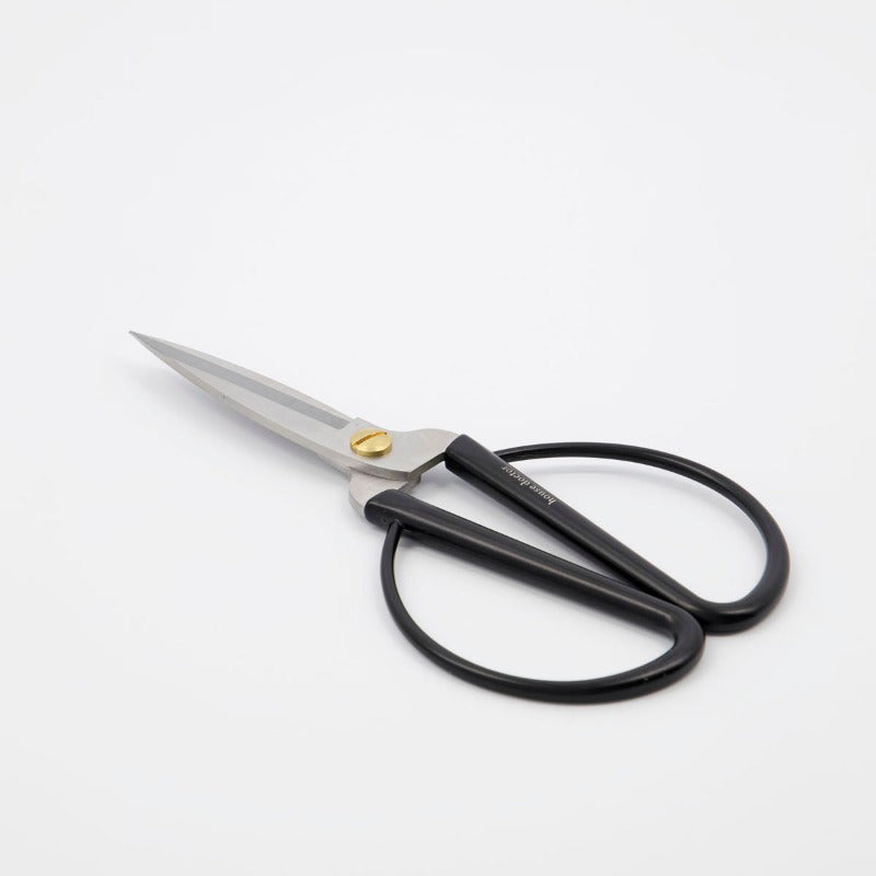 Large Handle Stainless Steel Scissors on whilte