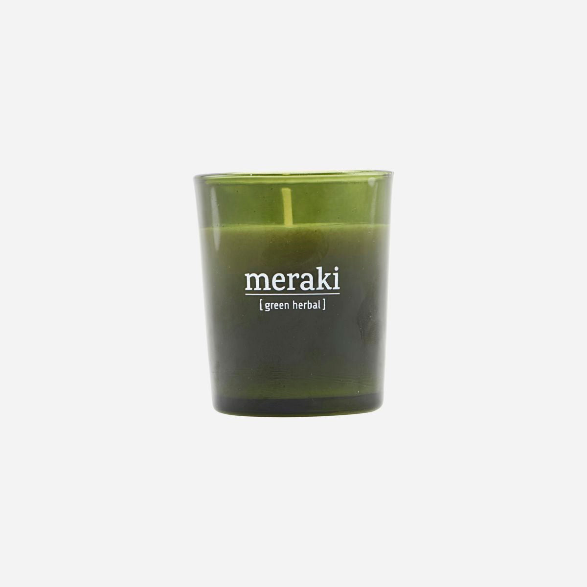 Scented Soy Candle Green Herbal