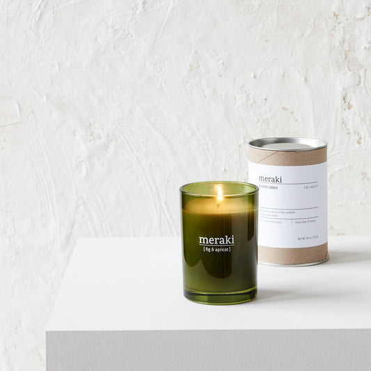 Meraki Scented Soy Candle Fig & Apricot Large
