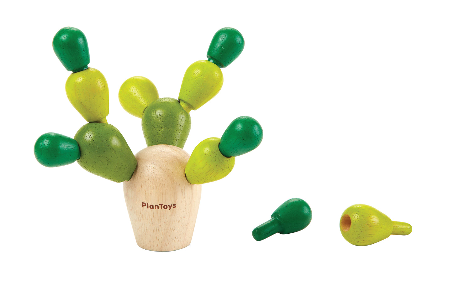 Wooden Balancing Cactus Toy