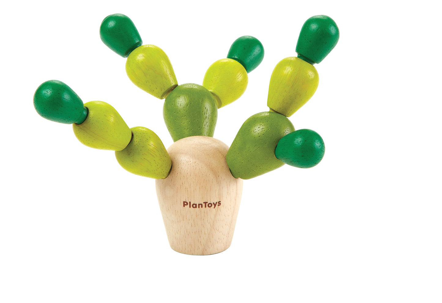 Wooden Balancing Cactus Toy