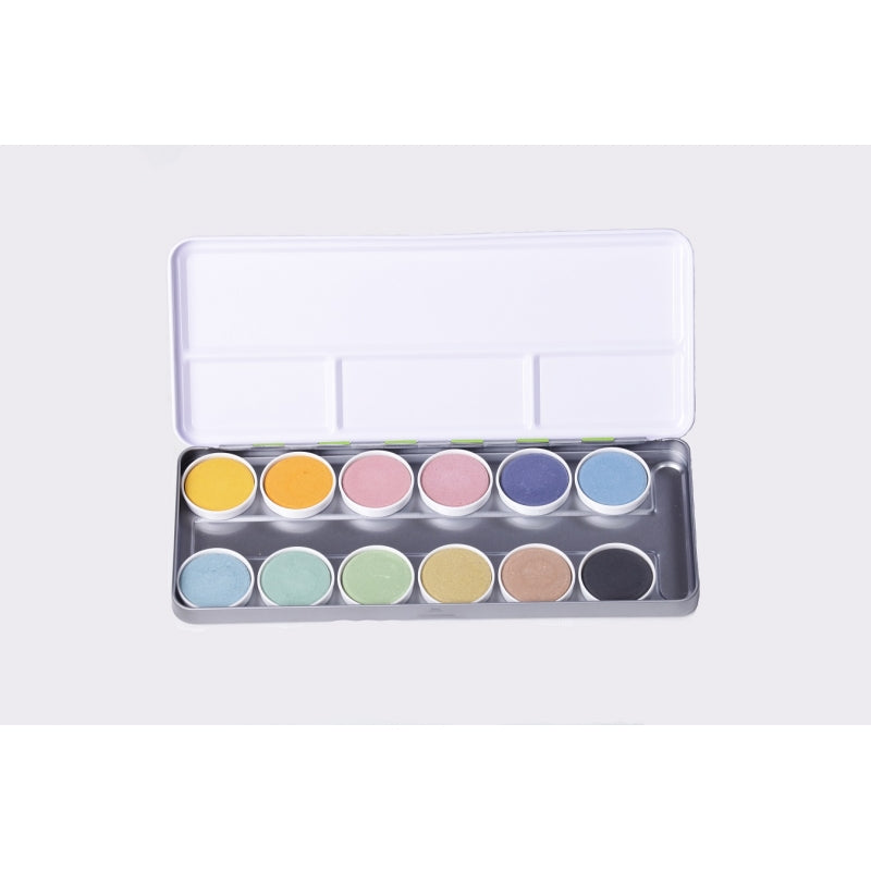 Palette of 12 Watercolours from Renewable Raw Materials NAWARO