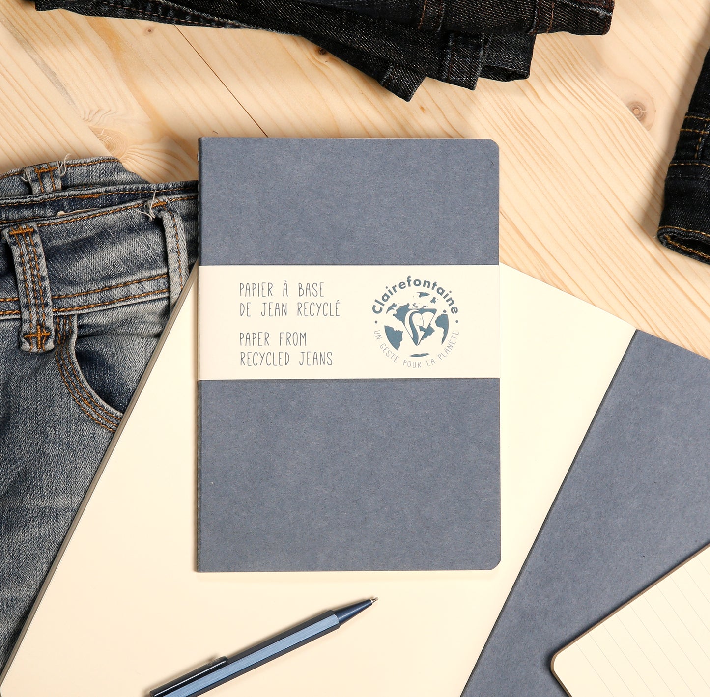 Recycled Jeans Notebook A6 collection