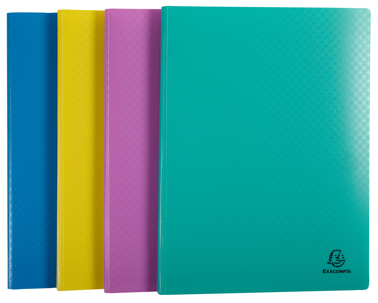 Recycled Plastic A4 Display Book 20 Pockets Turquoise all
