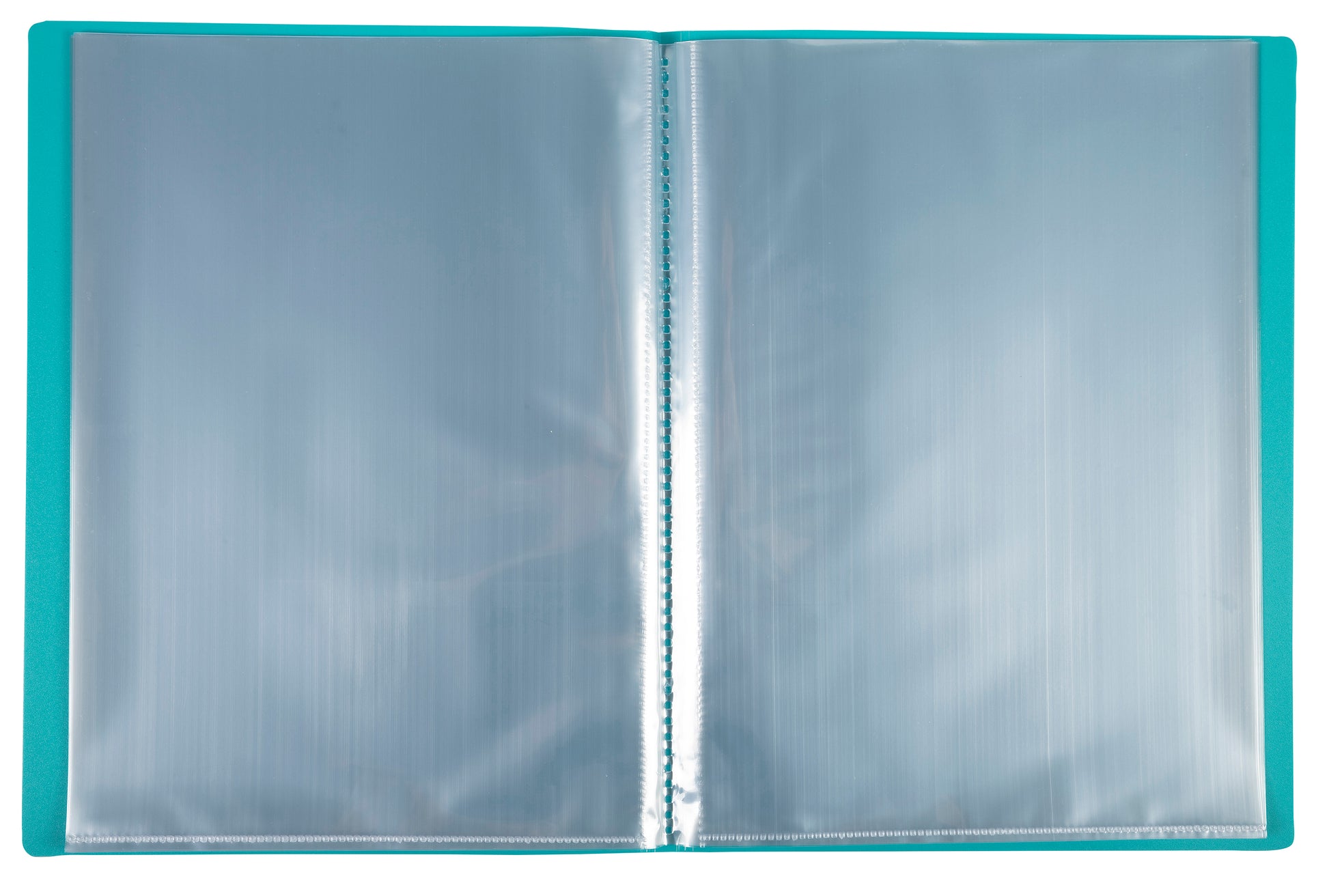 Recycled Plastic A4 Display Book 20 Pockets Turquoise