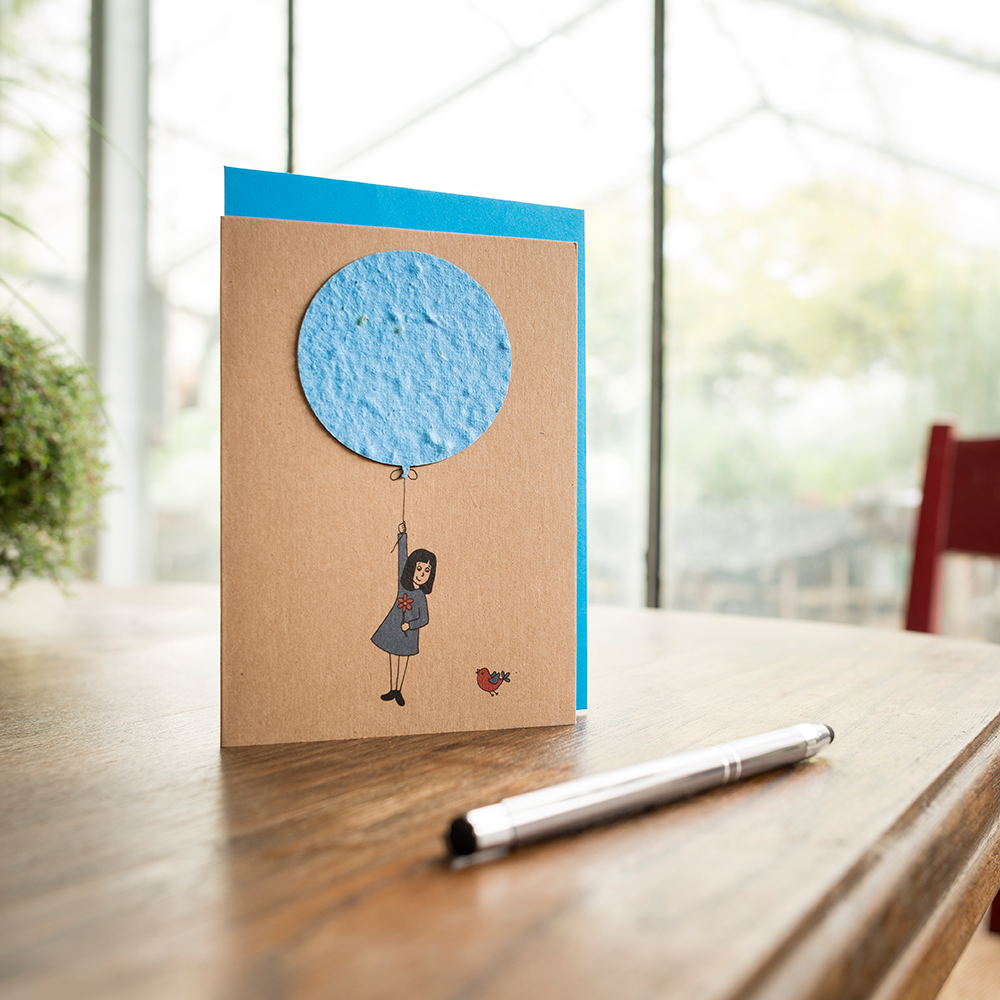 Wildflower Seed Greeting Card Balloon