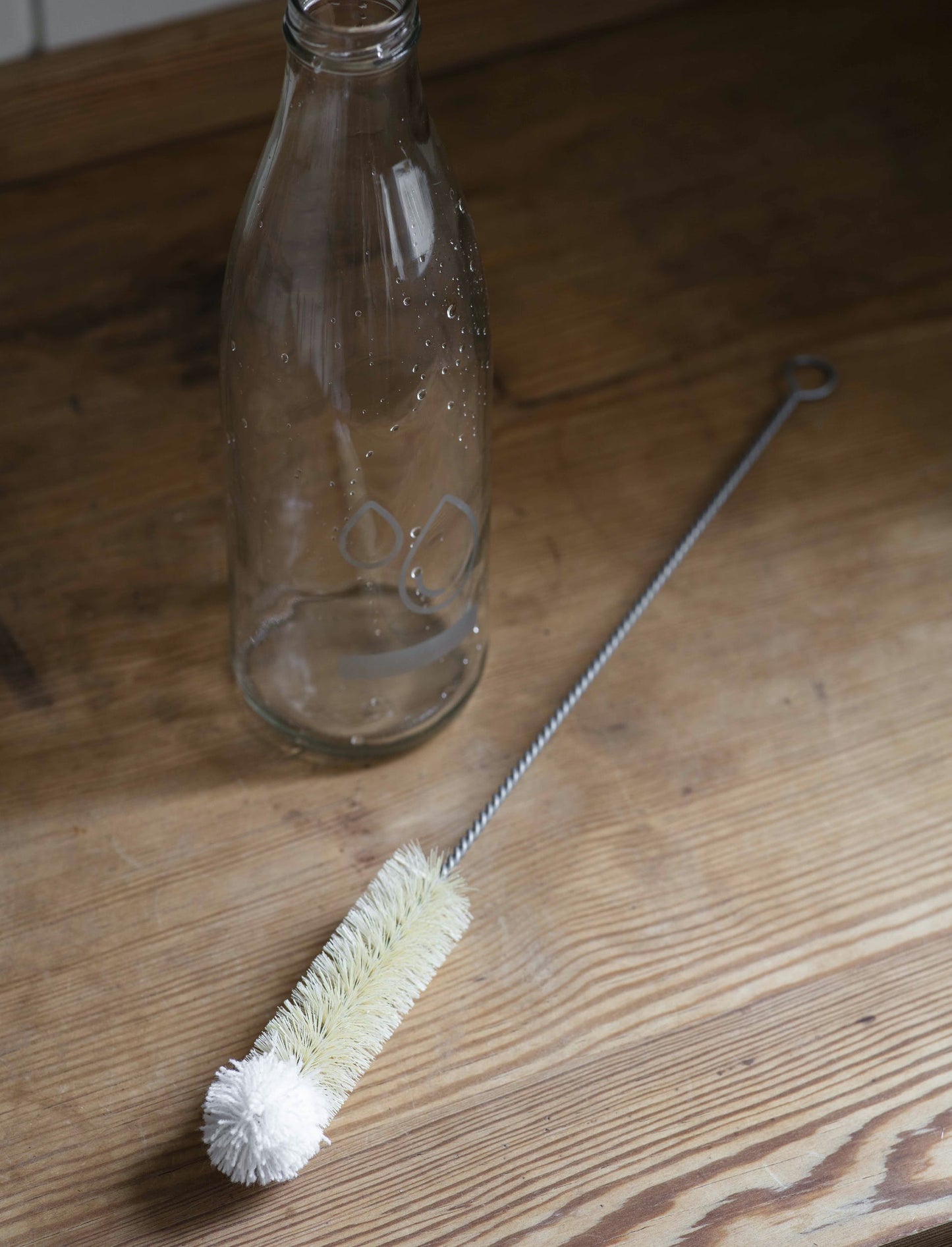 Stainless Steel & Cotton Bottle Brush