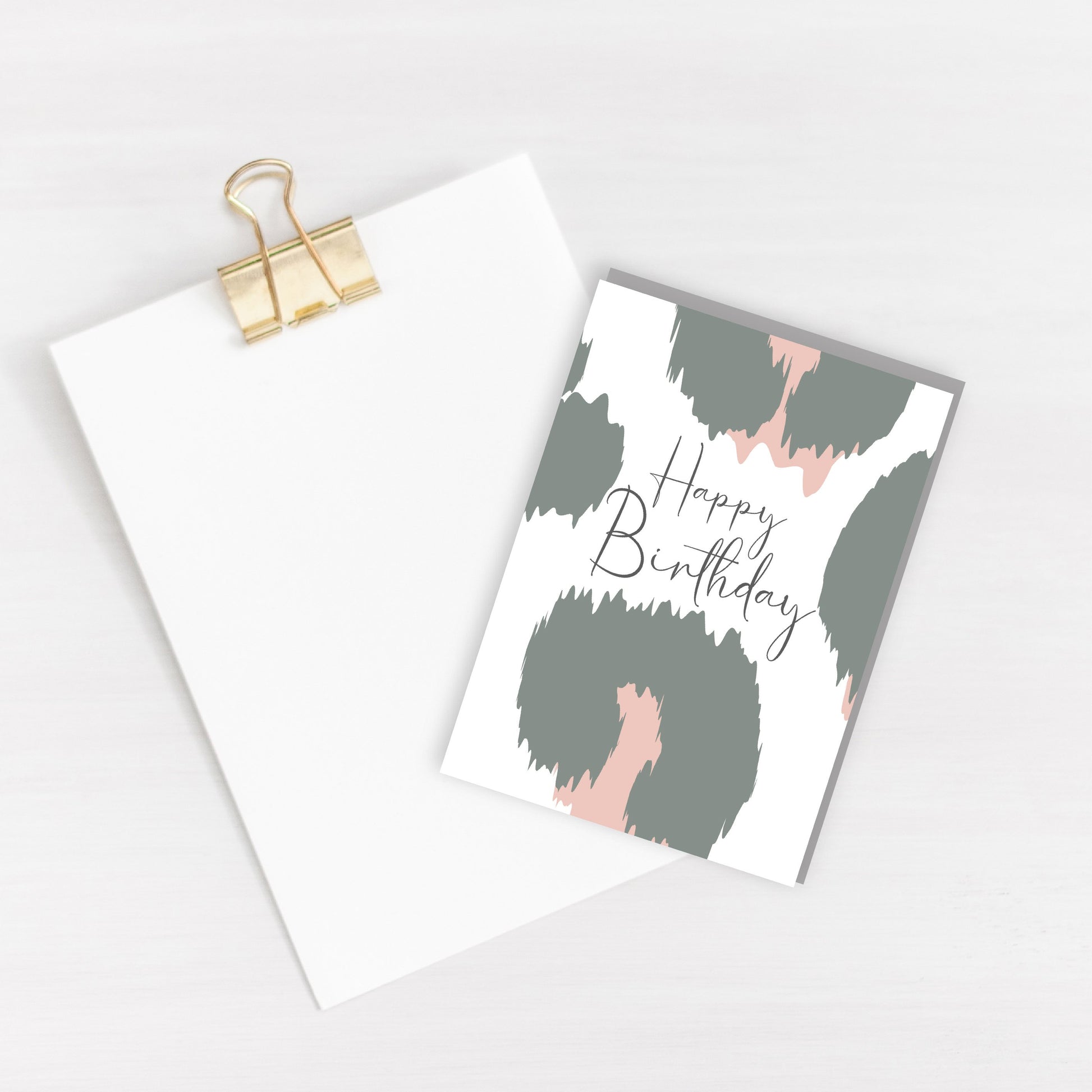 Happy Birthday Card Leopard - Recycled