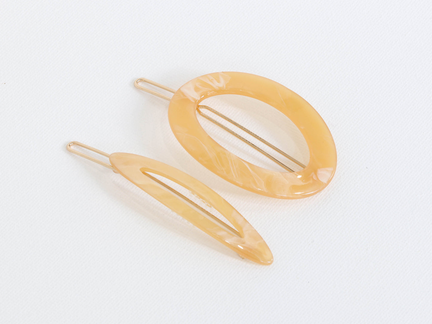 Recycled Resin Hairclips Clarissa Set of 2