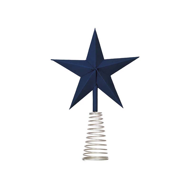 Cotton Paper Star Christmas Tree Topper Ink white background