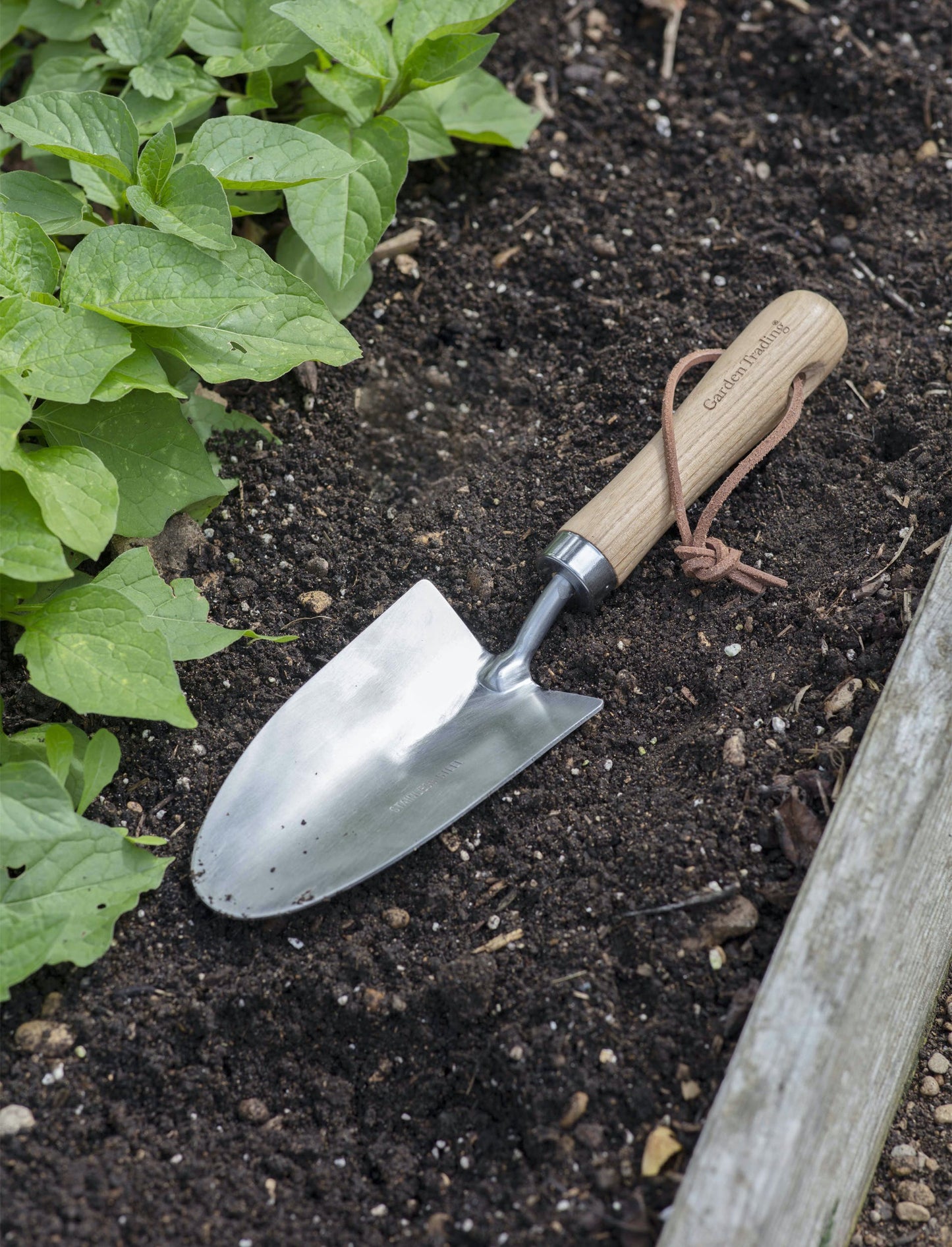 Wooden Handle Hand Trowel