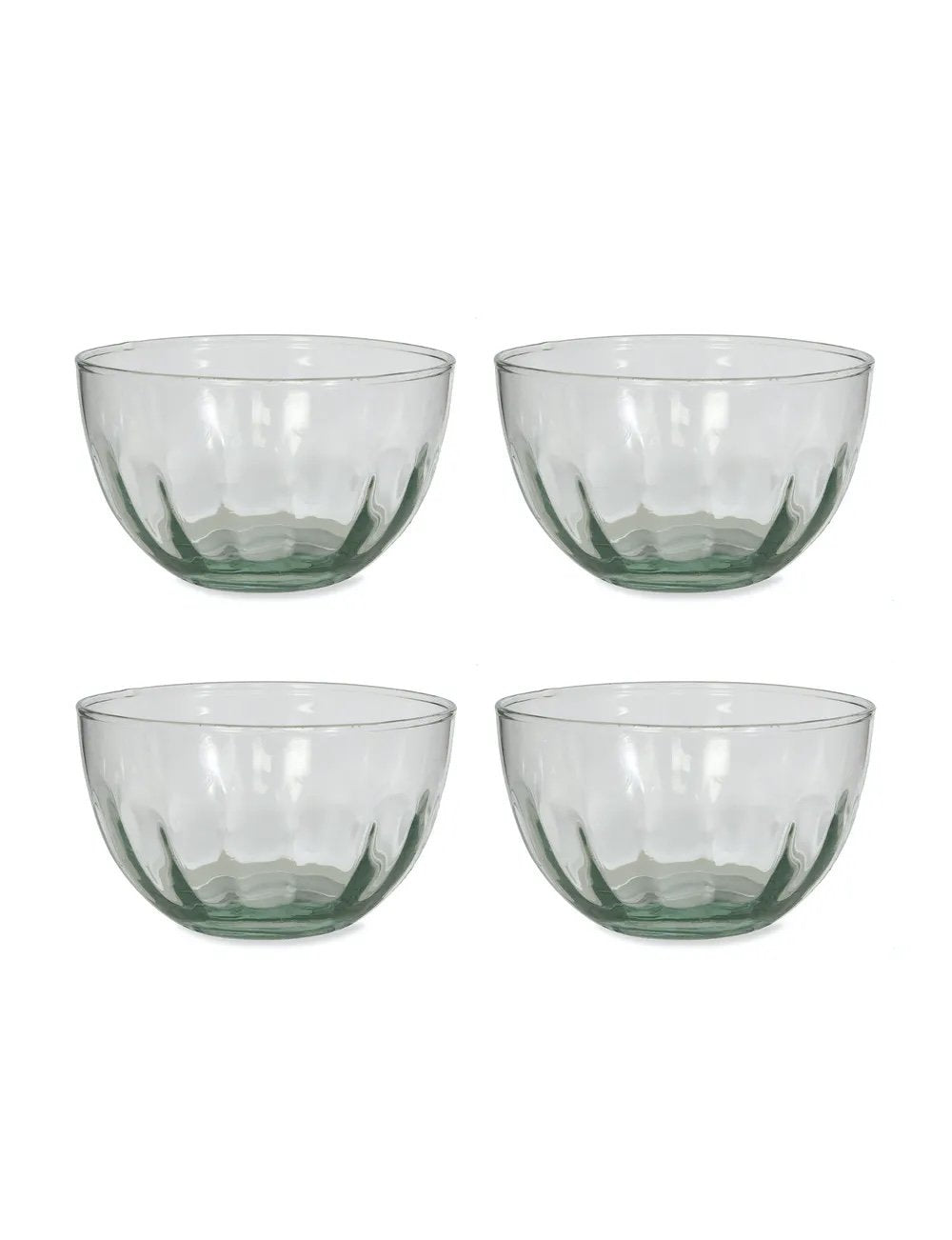 Recycled Glass Dessert Bowls dimensions