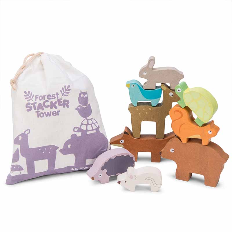 LTPL087 Wooden Forest Stacker Tower Packshot