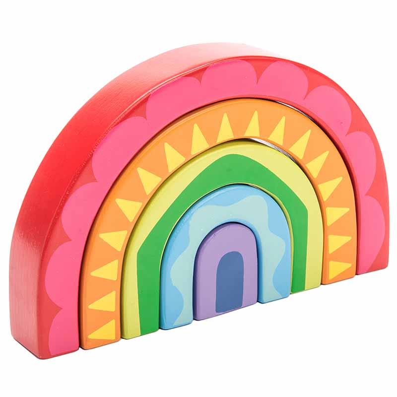 LTPL107 Wooden Rainbow Toy packshot