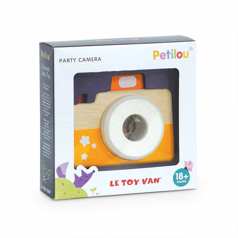 LTPL115 Wooden Toy Party Camera Kaleidoscope Box