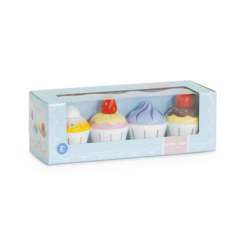 LTTV331 Wooden Toy Cupcakes Box
