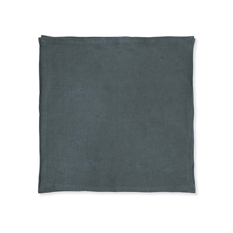 Set of 4 Linen Napkins Charcoal