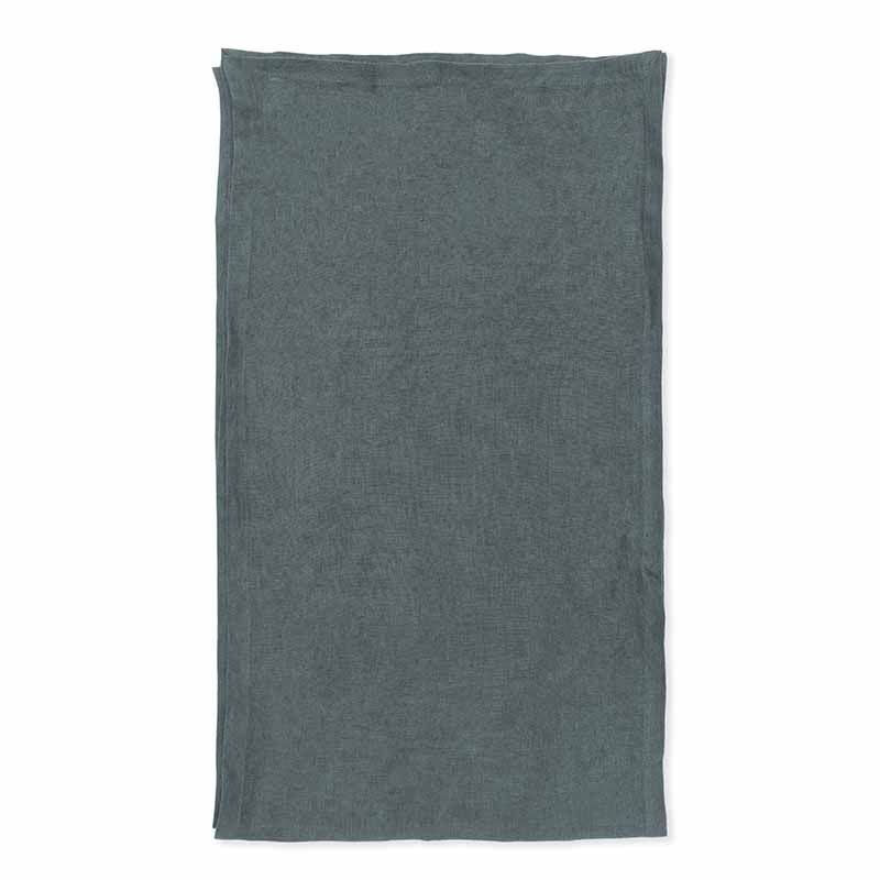 Linen Table Runner Charcoal Cutout