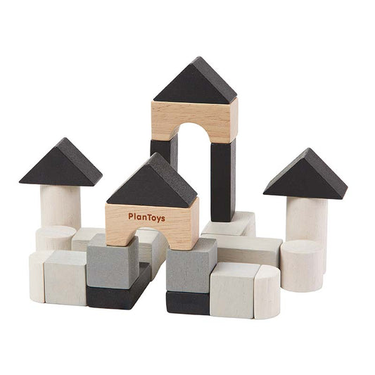 Wooden Construction Set Blocks