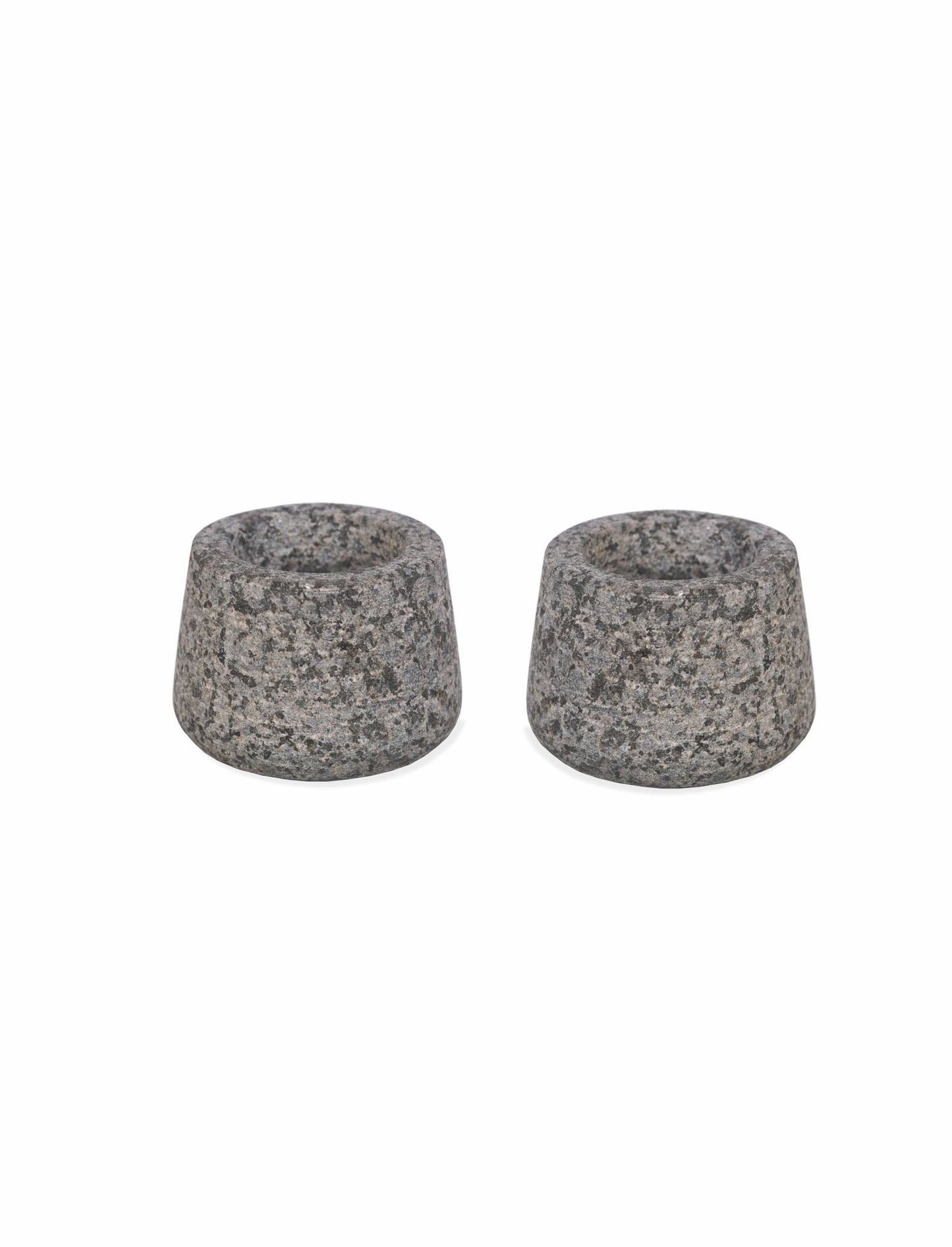 Set of 2 Granite Tealight Holders