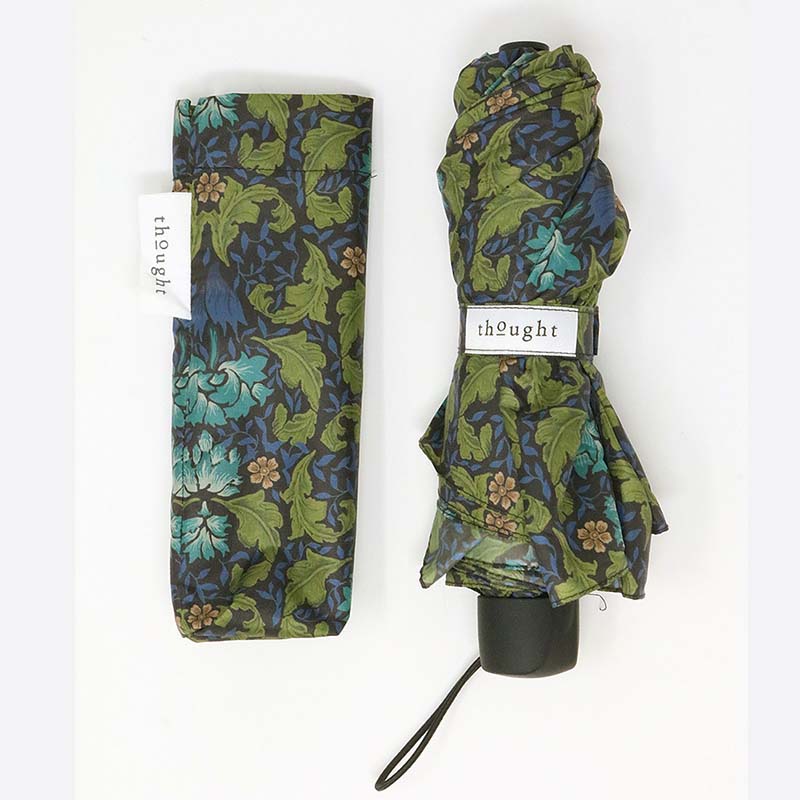 Recycled Plastic Umbrella Floral Print with bag
