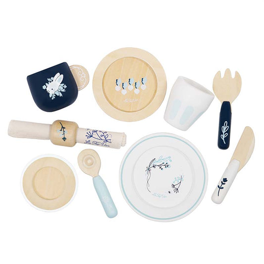 Wooden Toy Set Cutlery & Dining cutout