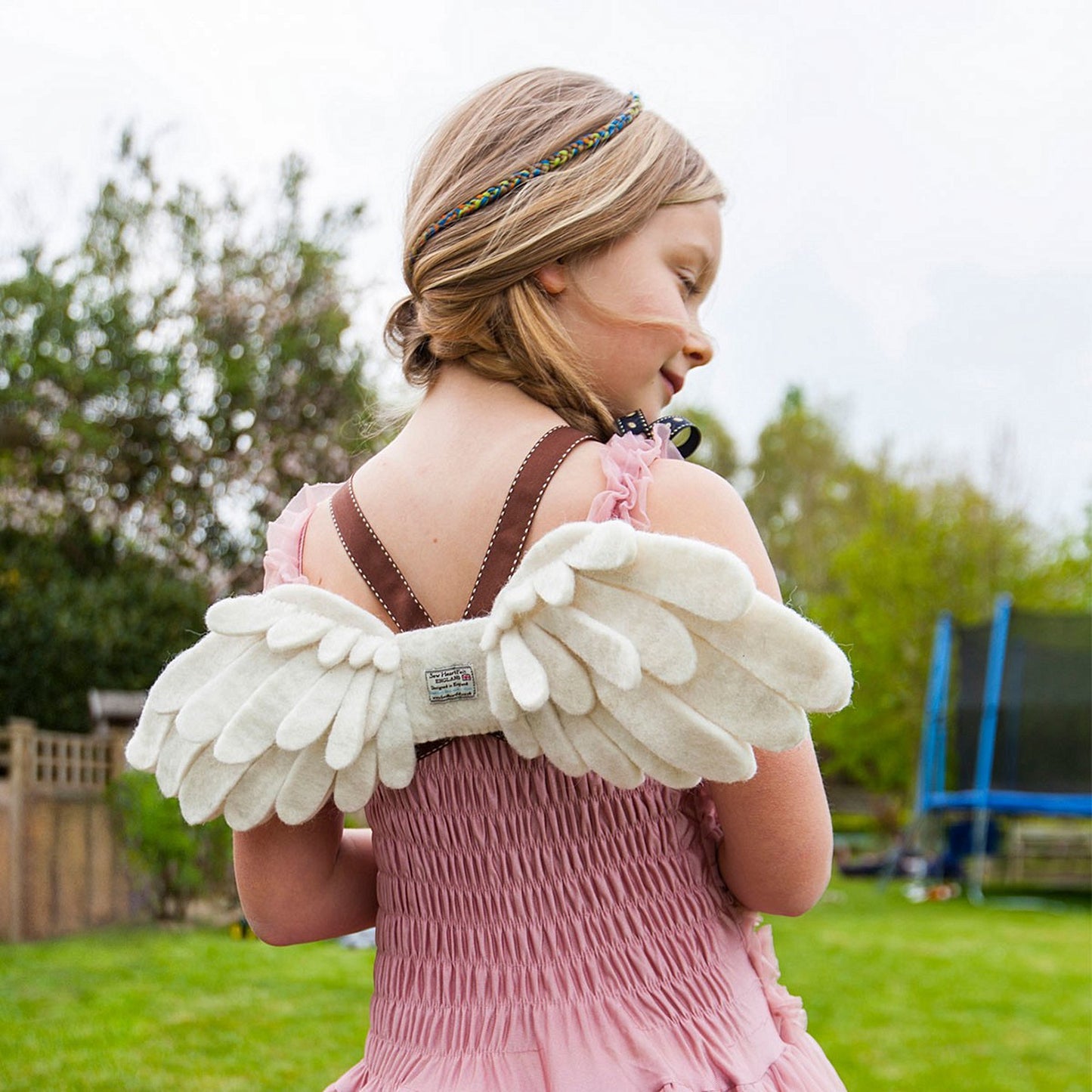 Handmade Angel & Fairy Wings Dressing Up Set Organic Felt lifestle