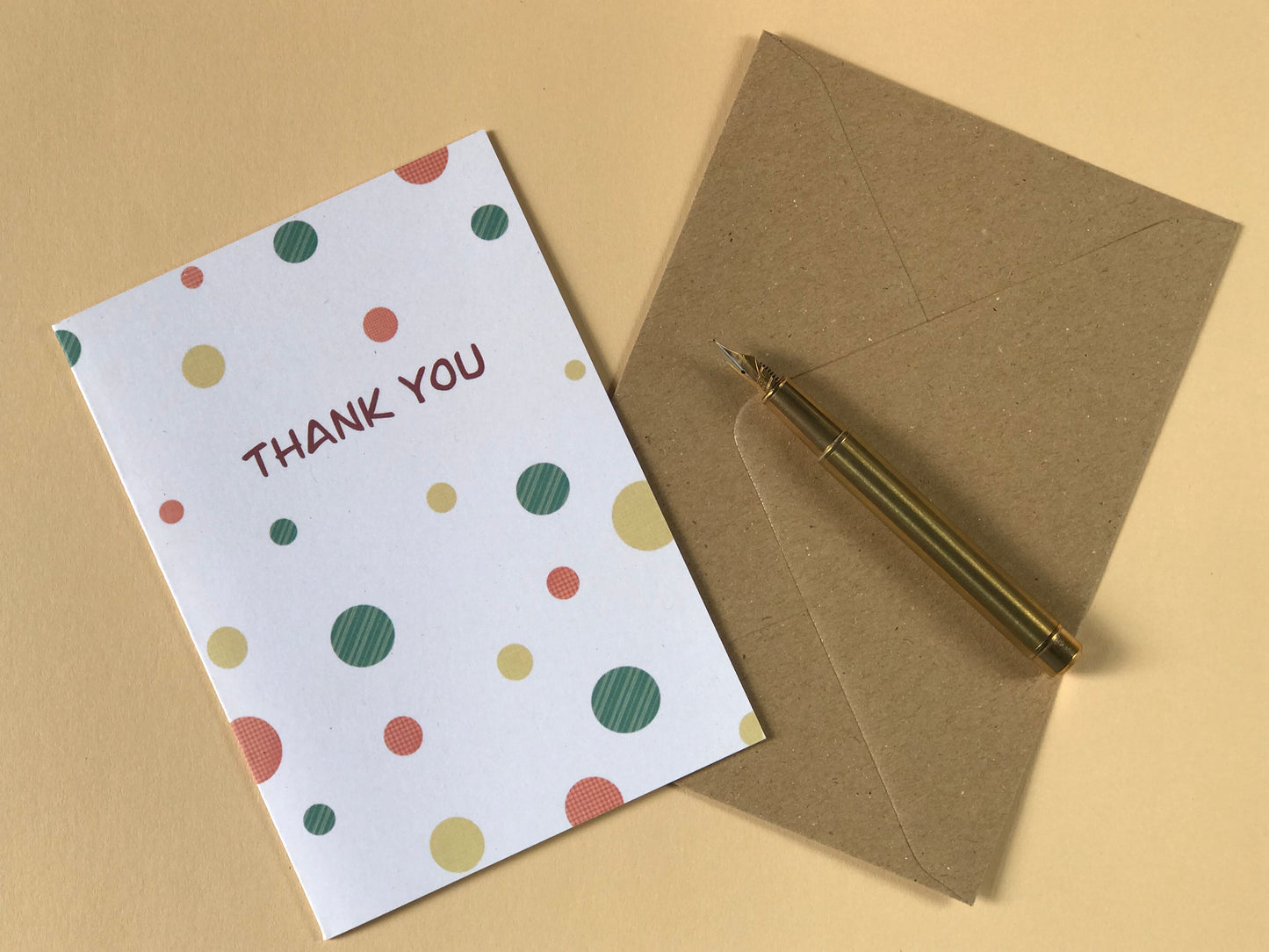 Recycled Paper Thank You Card