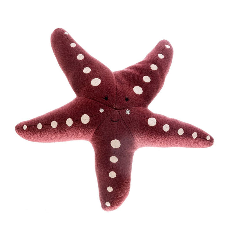 Knitted Organic Cotton Starfish Toy
