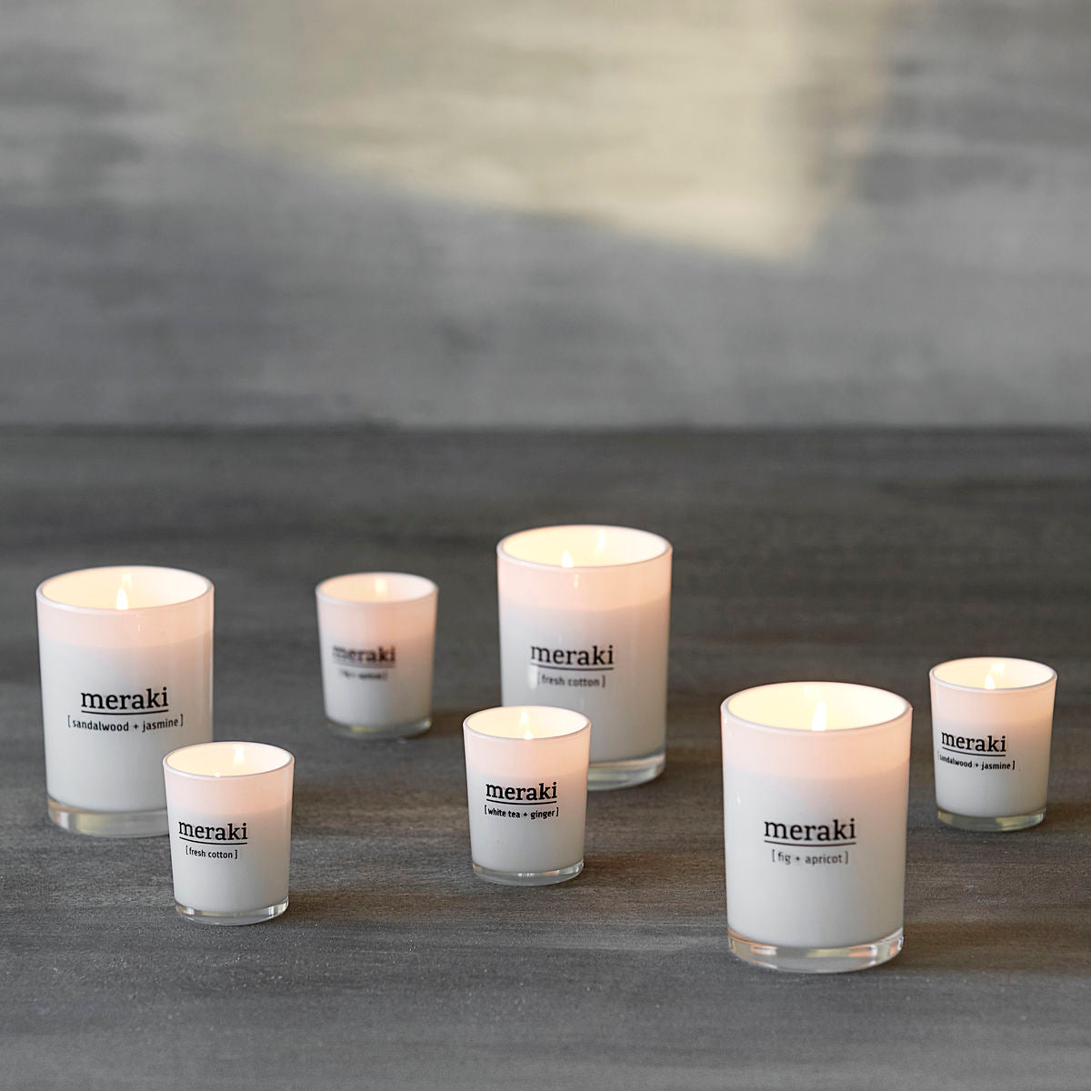 Scented Soy Candle Collection Fresh Cotton